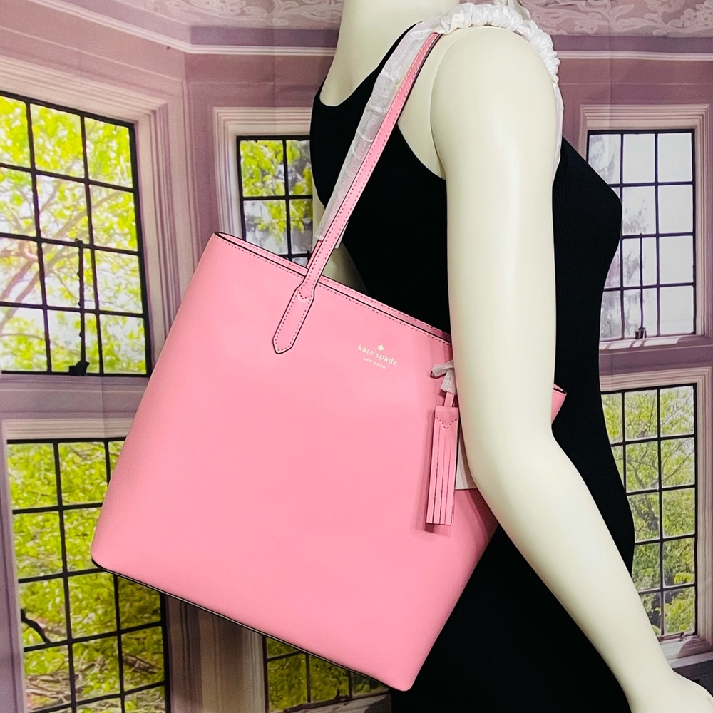 NWT Kate Spade Jana Carnation Tote Bag - Picture 2 of 15